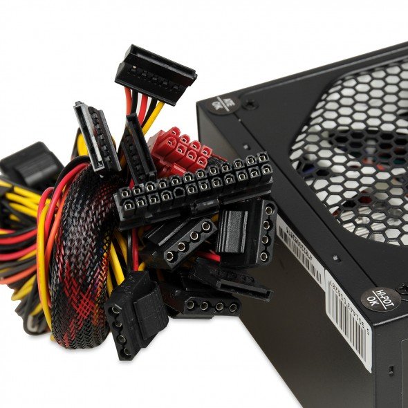 EAN 5901443056287 - iBox Aurora unidad de fuente de alimentación 600 W 20+4 pin ATX ATX Negro imagen 3