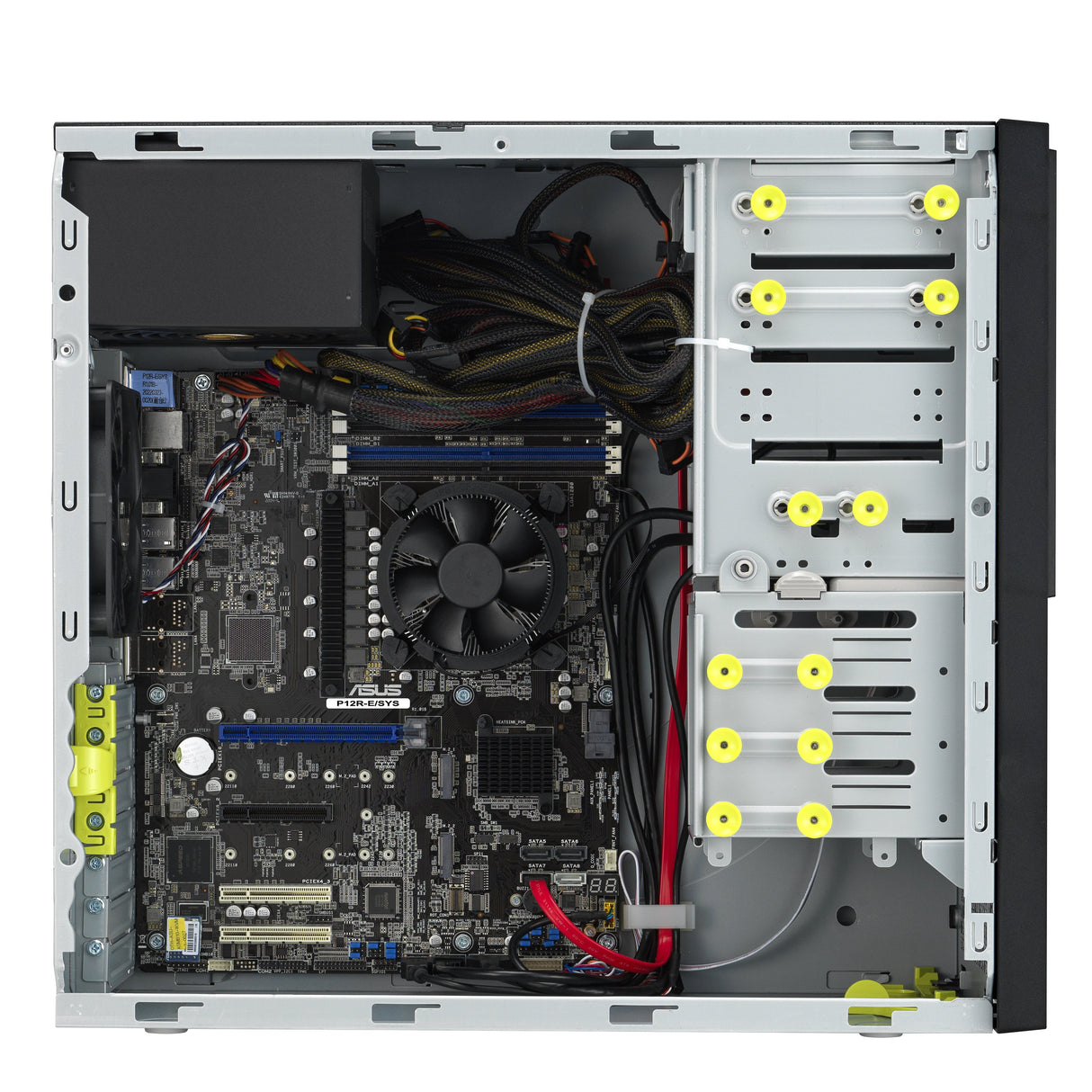 EAN 4711081886457 - ASUS TS100-E11-PI4 Intel C256 LGA 1200 (Socket H5) Torre Negro imagen 4