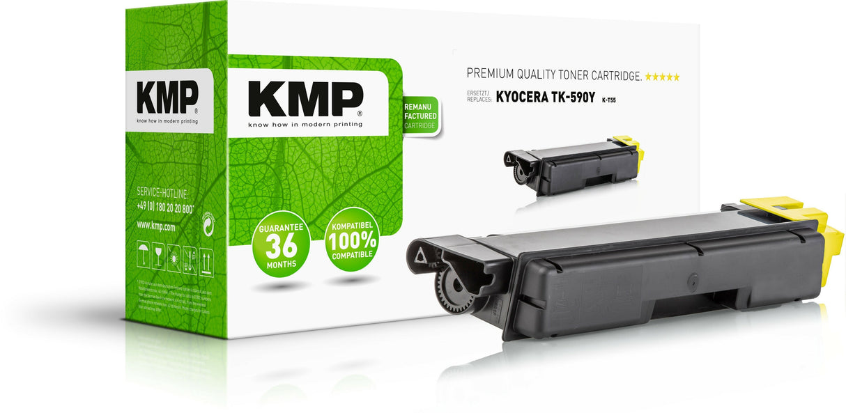 Kmp Toner Kyocera Tk-590y Comp. Yellow 5000 S. K-T55
