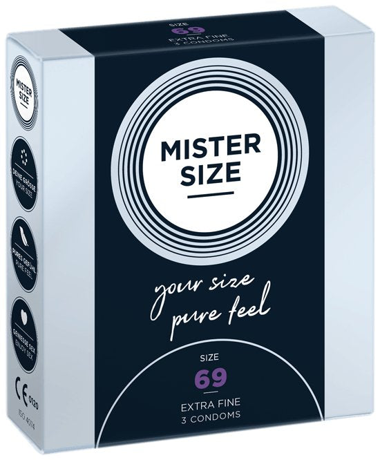 Mister Size - Preservativos Talla Xxxl 69 Mm (3 Unidades)