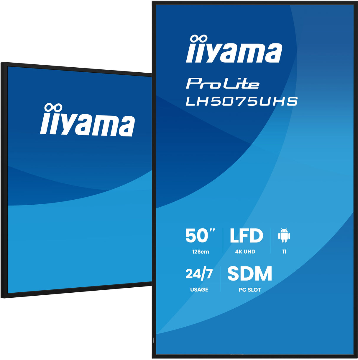 EAN 4948570125241 - iiyama LH5075UHS-B2AG pantalla de señalización Pantalla plana para señalización digital 125,7 cm (49.5") imagen 5
