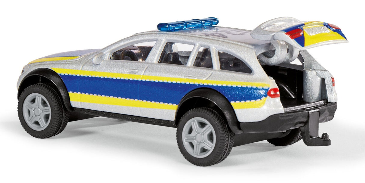 EAN 4006874023028 - Siku Mercedes-Benz E-Class All Terrain 4X4 Police Modelo a escala de furgón policial Previamente montado imagen 2