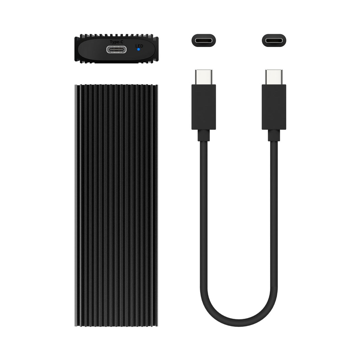 EAN 8436574707847 - AISENS ASM2-022B caja para disco duro externo Caja externa para unidad de estado sólido (SSD) Negro imagen 4