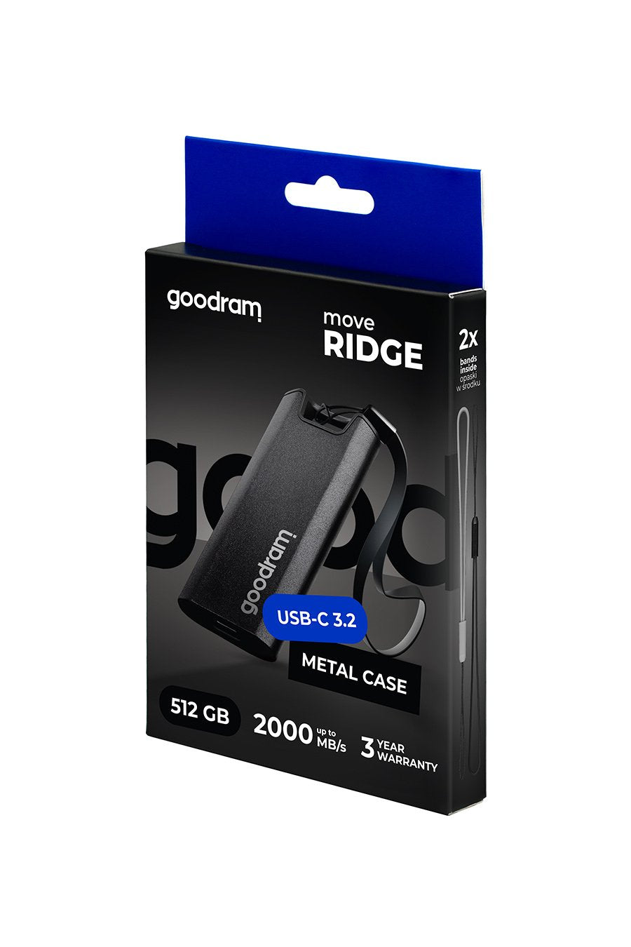 EAN 5908267913055 - Goodram SSDR-GMRE-512-K0 unidad externa de estado sólido 512 GB Negro imagen 10
