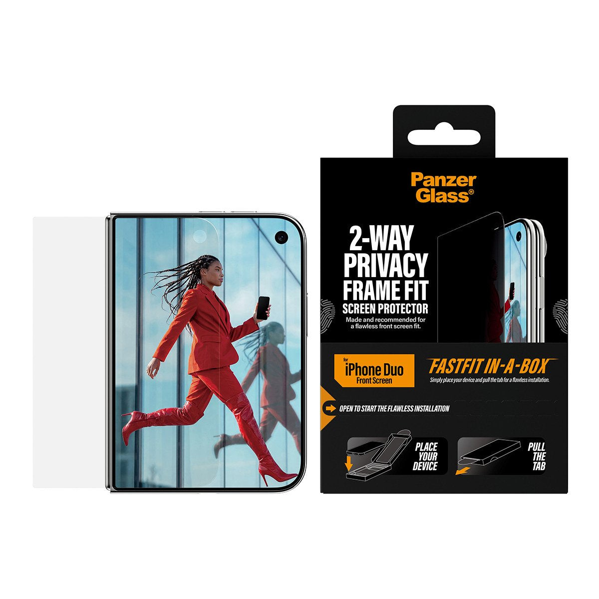 Panzerglass 2-Way Privacy Front Screen Protector Iphone 18 Duo