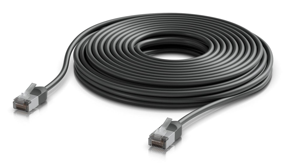 Ultra-Thin, Rugged, Shielded Outdoor Patch Cable For 10