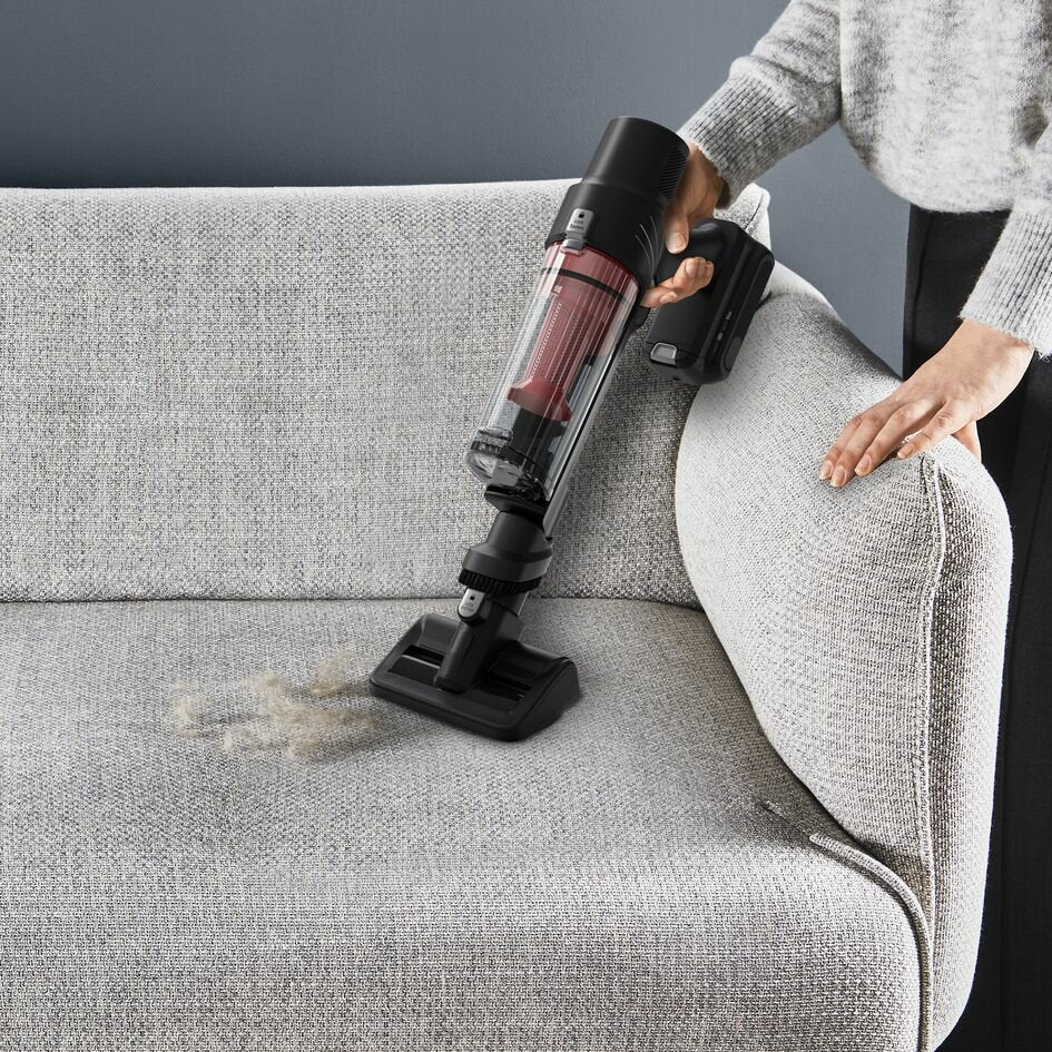 EAN 3221616113435 - Rowenta RH6A71 Aspiradora escoba 2 en 1 Batería Secar Sin bolsa Aluminio, Rojo imagen 7