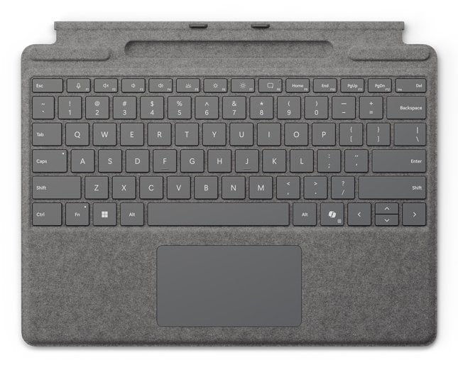 EAN 0196388357833 - Microsoft Surface Pro Keyboard with pen storage Microsoft Cover port Platino imagen 1
