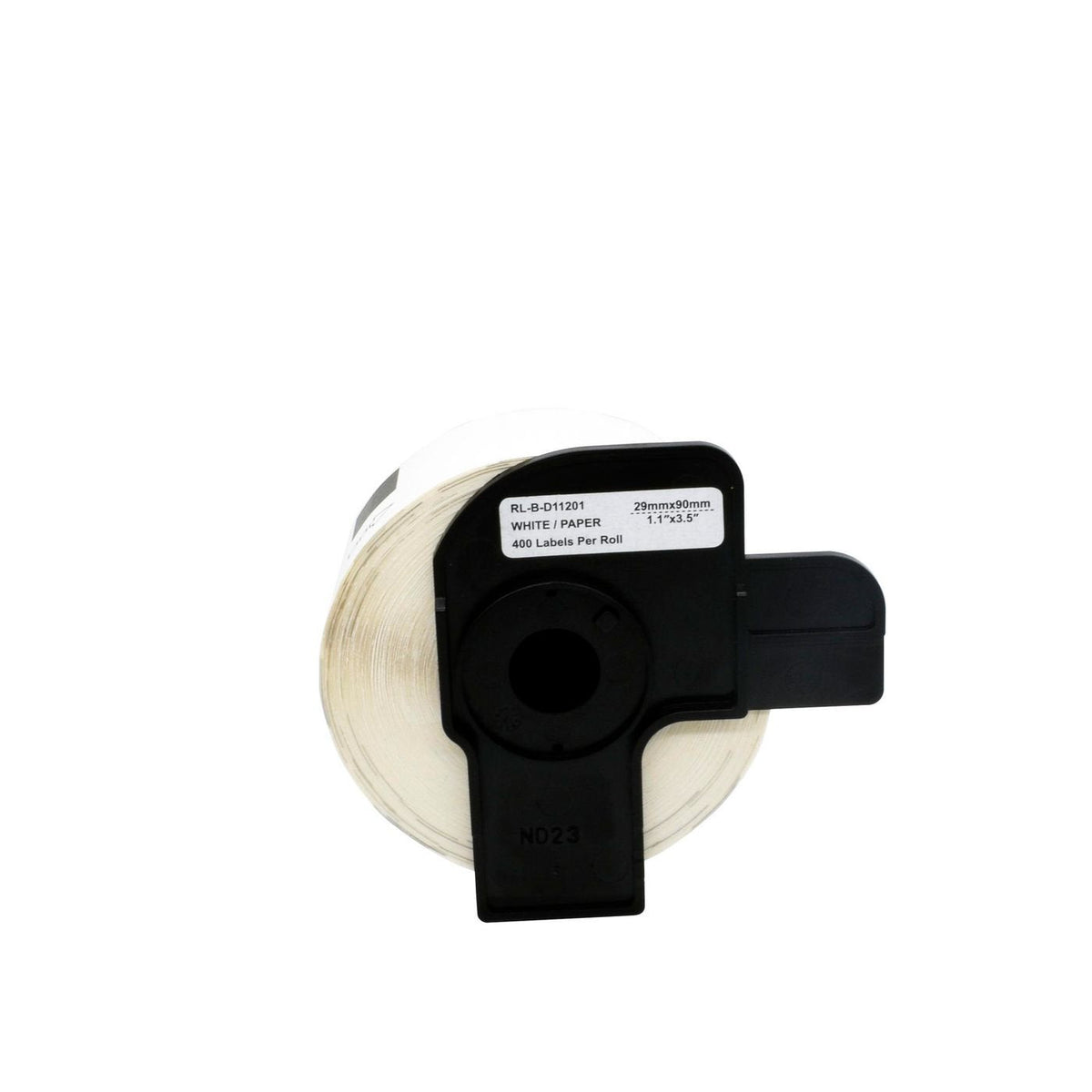 Label 29mm X 90m Removable Black On White Paper