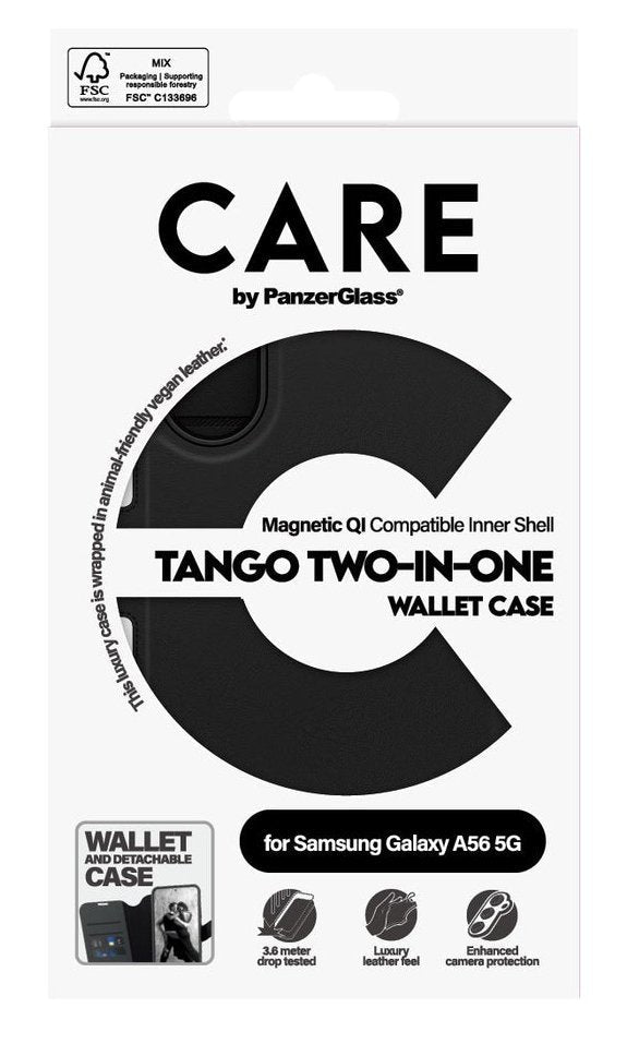 Panzerglass Care Tango Wallet Case Samsung Galaxy A56 Schwarz