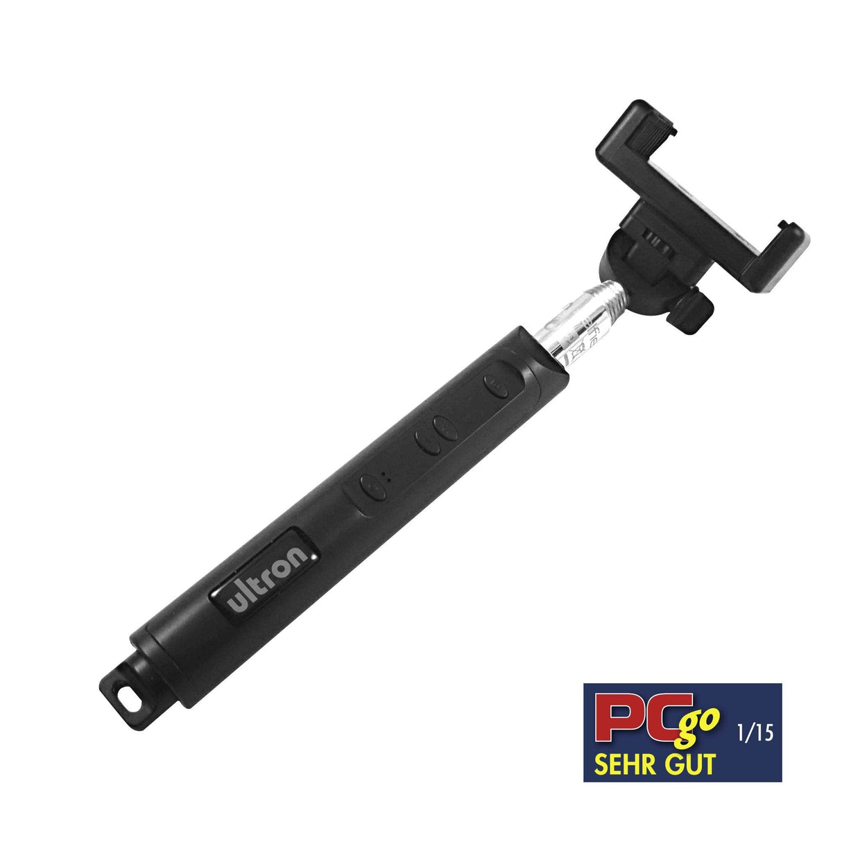 Selfie-Stick Ultron Teleskoparm Mit Bt Ausloeser Im Griff