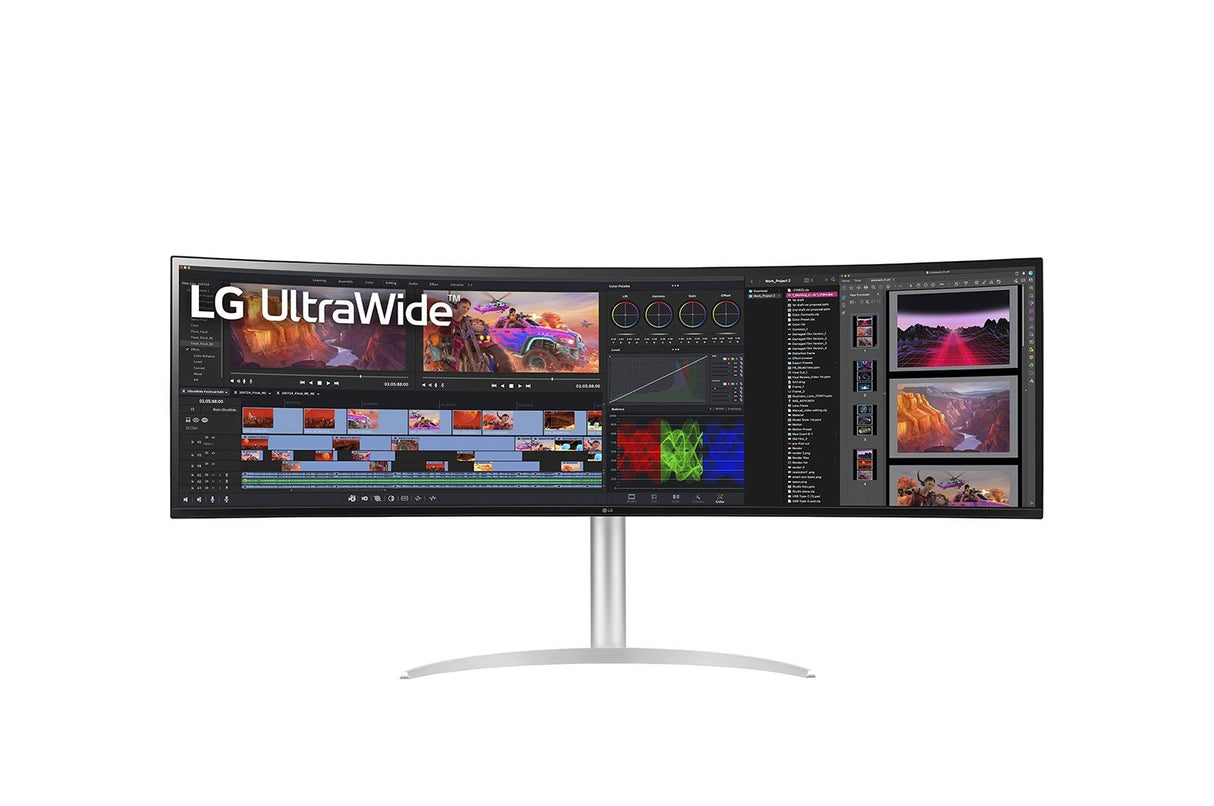 EAN 8806091660534 - LG 49WQ95X-W pantalla para PC 124,5 cm (49") 5120 x 1440 Pixeles Dual QHD Blanco imagen 1