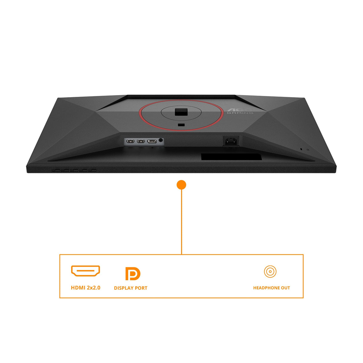 Monitor Aoc 27" 27g4ha 1920 X 1080 Pixeles Full Hd Led Negro, Rojo