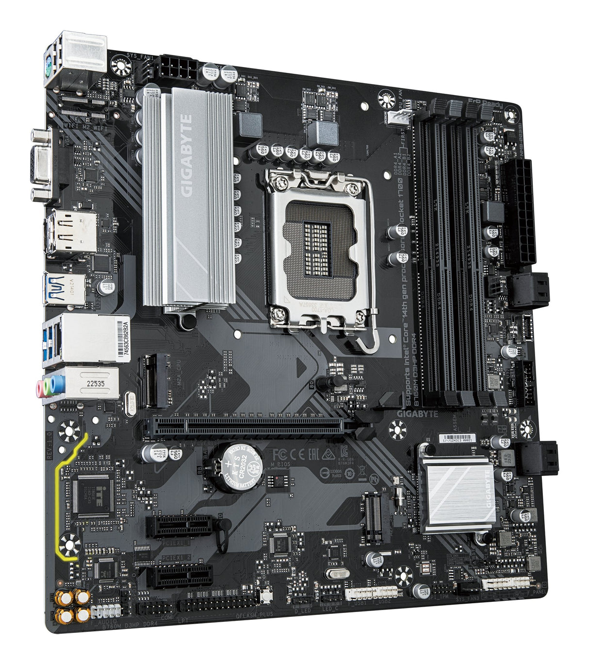 EAN 0889523043790 - GIGABYTE B760M D3HP DDR4 placa base Intel B760 Express LGA 1700 micro ATX imagen 3