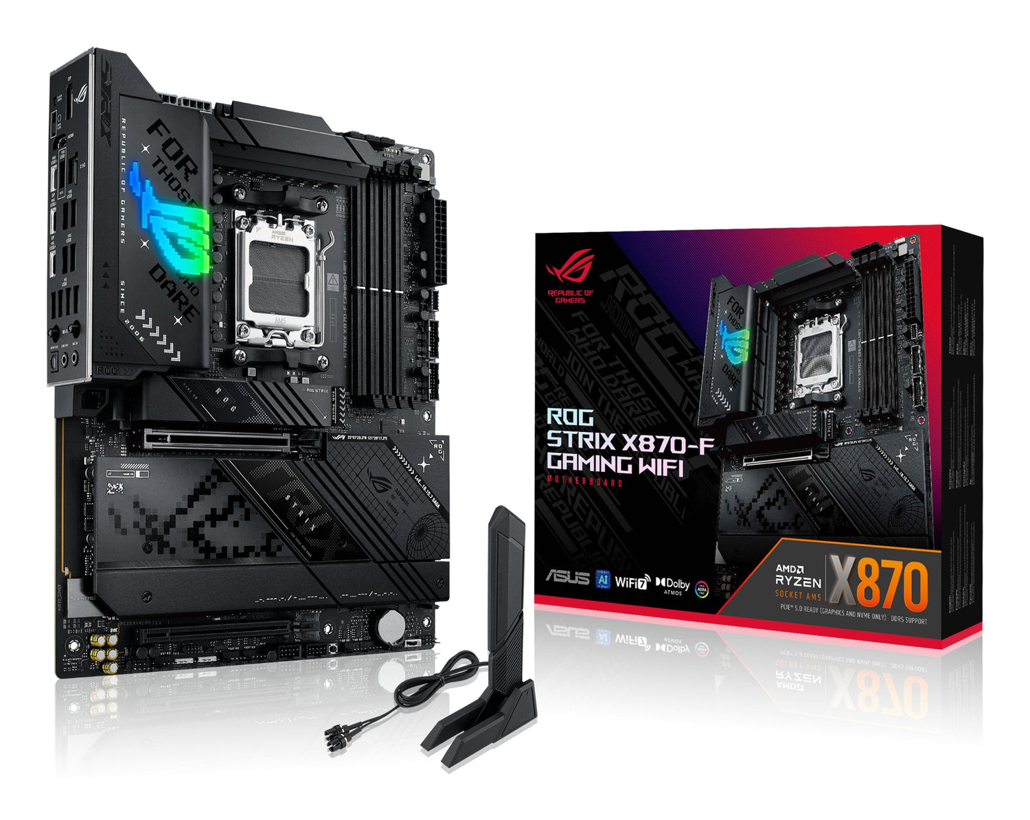 Asus Rog Strix X870-F Gaming Wifi Amd X870 Zócalo Am5 Atx