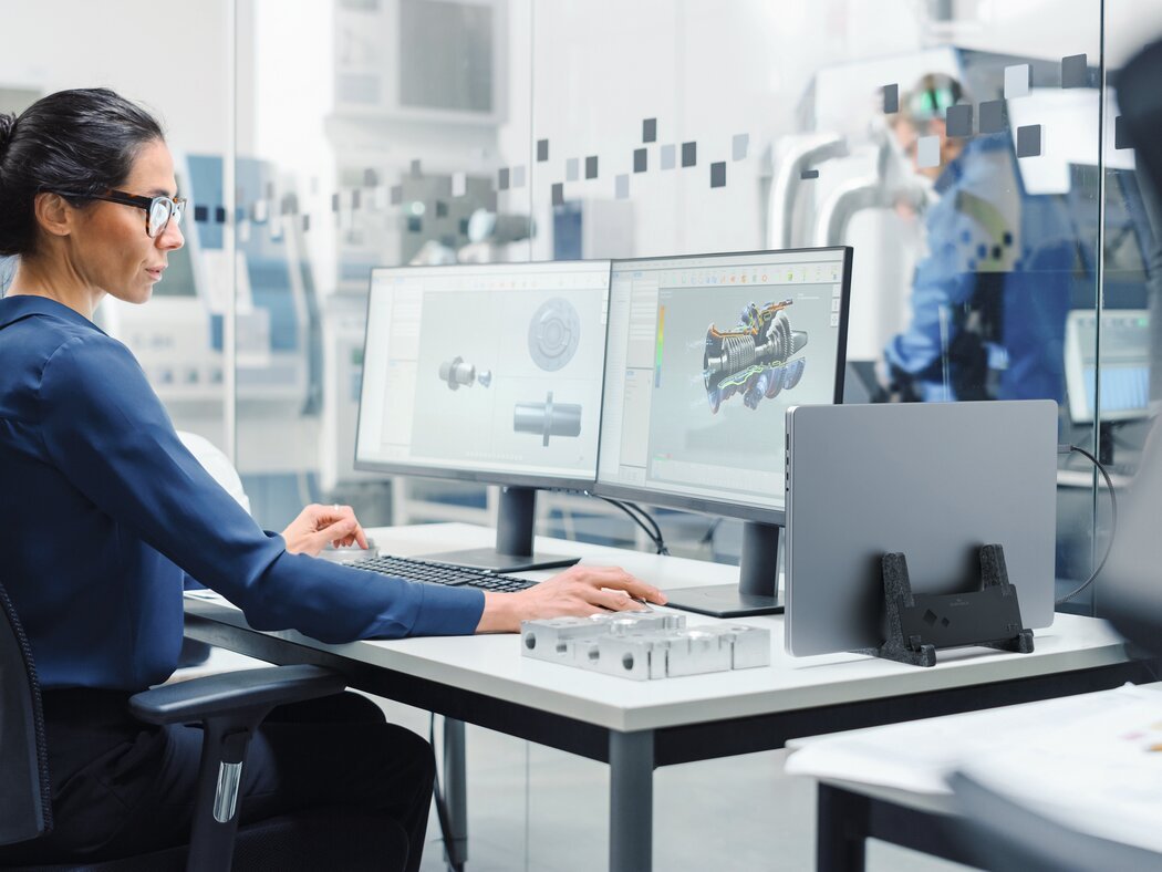 Durable Laptop Mänder Effect -3kg 13-17'' Vertikal Pet-Filz Anthrazit