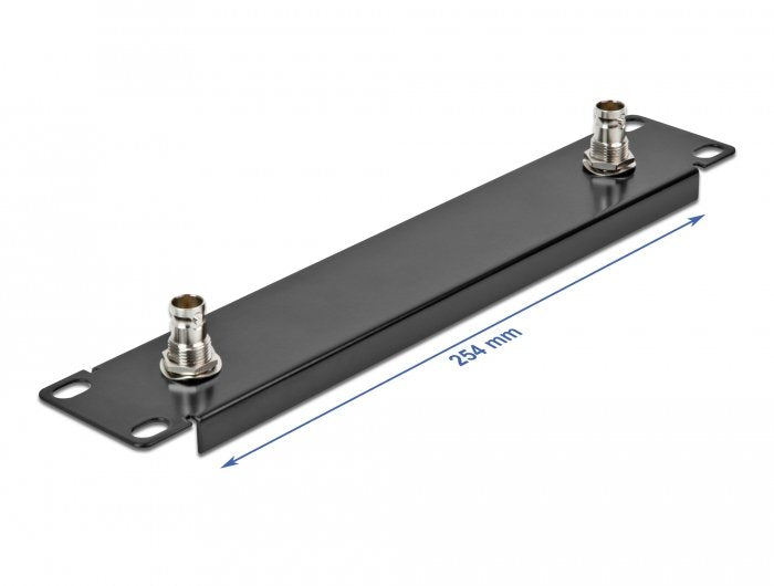 10? Panel Mit 2 X Bnc Buchse 1 He Schwarz