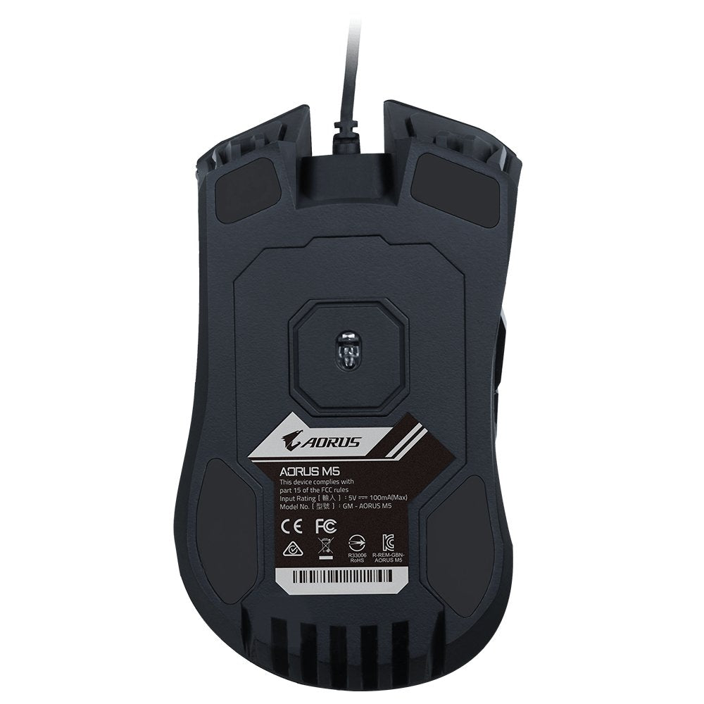 EAN 0813567025481 - GIGABYTE AORUS M5 ratón Juego mano derecha USB tipo A Óptico 16000 DPI imagen 5