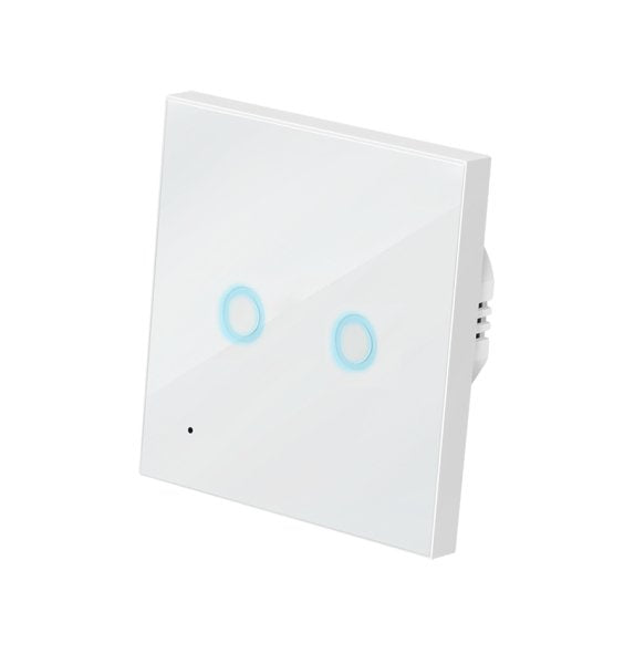 Logilink Wifi Smart Eu Light Switch, 2-Gang, Tuya Compatible
