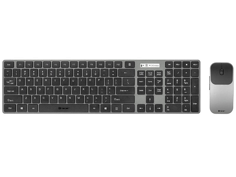 EAN 5907512866122 - Tracer TRAKLA46773 teclado Ratón incluido Oficina RF inalámbrico QWERTY Negro, Gris imagen 1