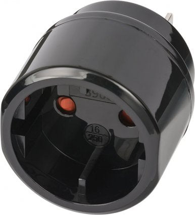 EAN 4007123644773 - Brennenstuhl 1508450 adaptador de enchufe eléctrico Tipo C (Europlug) Tipo A Negro imagen 1