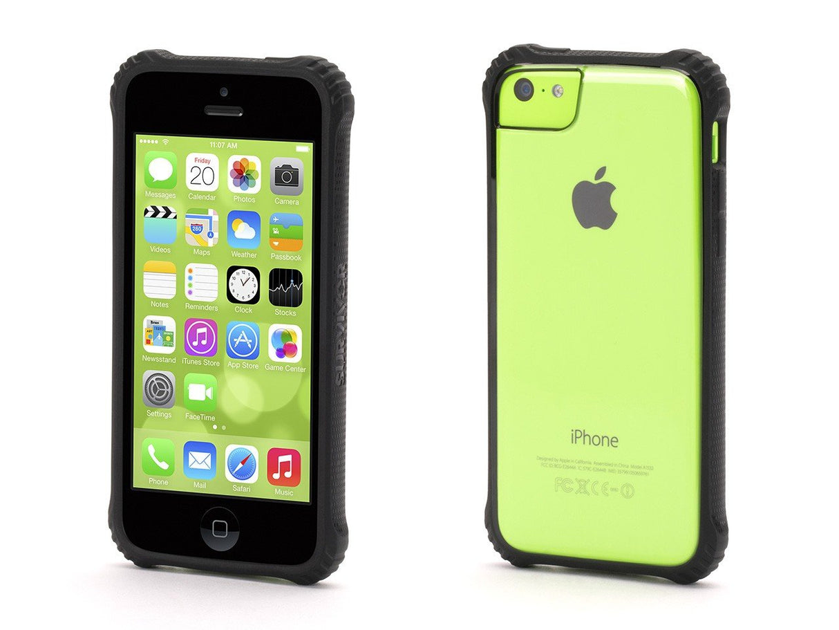 Griffin Survivor Core Funda Para Iphone 5c Negro, Transparente