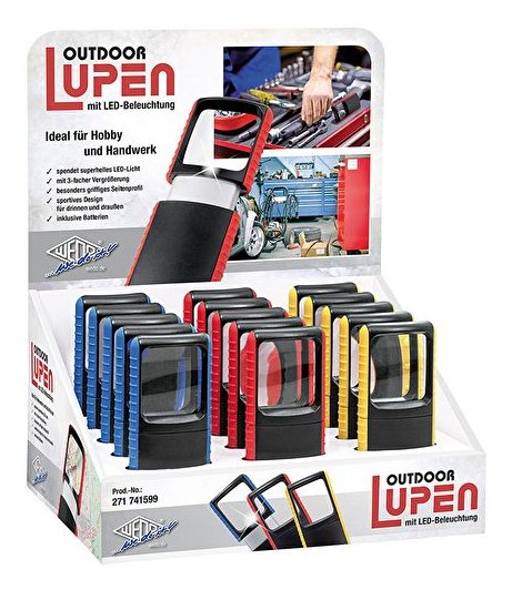 Wedo 271 741599 Lente De Aumento Y Lupa 3x Colores Surtidos