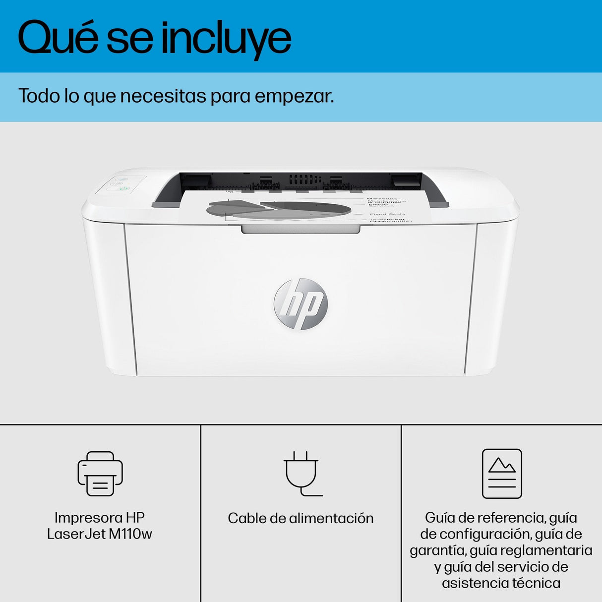 Impresora Láser Monocromo Hp Laserjet M110w Wifi Blanca