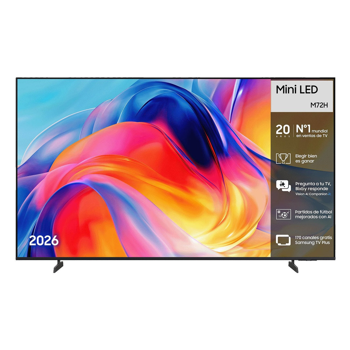 Televisor Samsung Mini Led M72h 43' Ultra Hd 4k Smart Tv Wifi