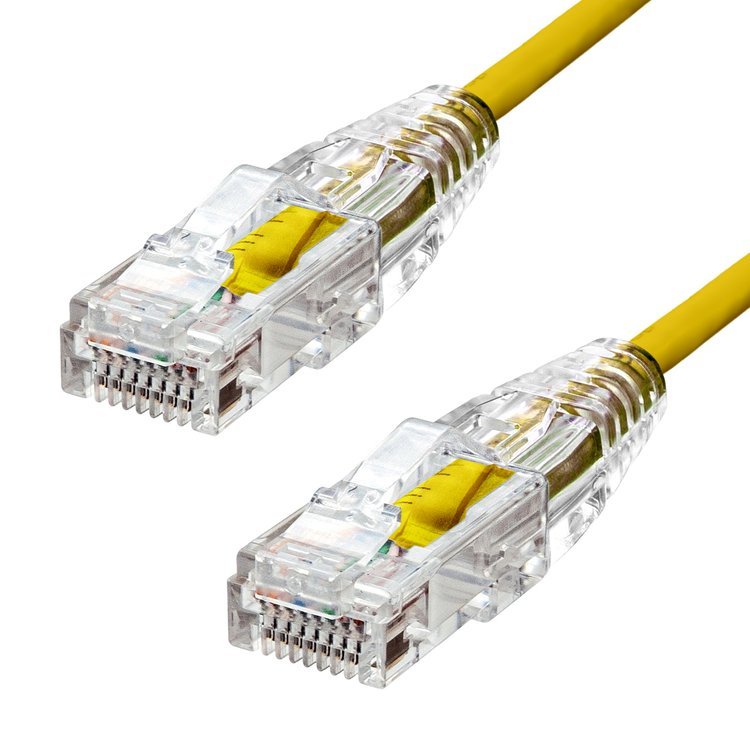 Proxtend Slim U/Utp Cat6 Lszh Awg 28 Yellow 30cm