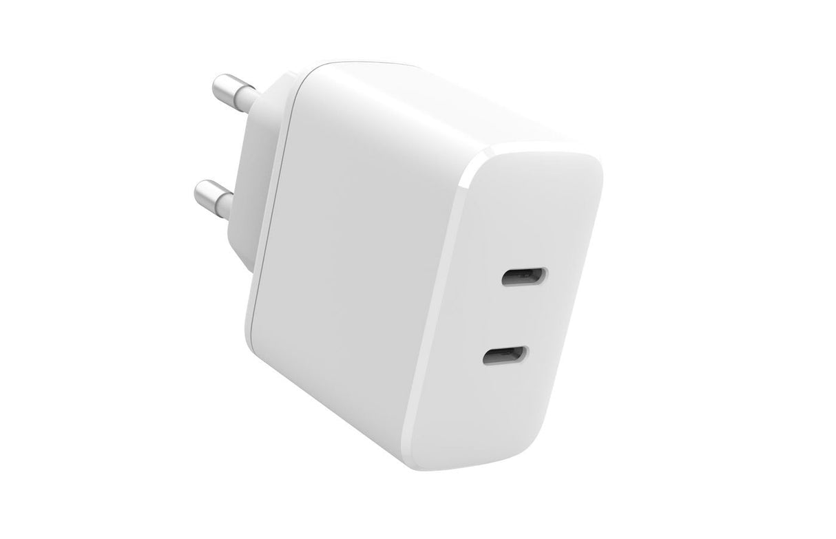 Infinite Usb-C Charger Eu Pd - 35w Dynamic. 2 X Usb-C. - White. Recycled Plastic - Warranty: 60m