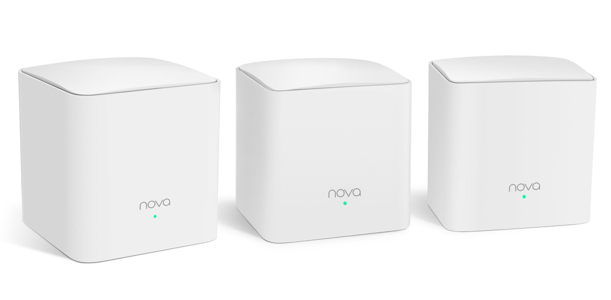 Tenda Nova Mw5 Ac1200 Mesh Router 3-Pack (Mesh5 & 2 X Mesh3f)