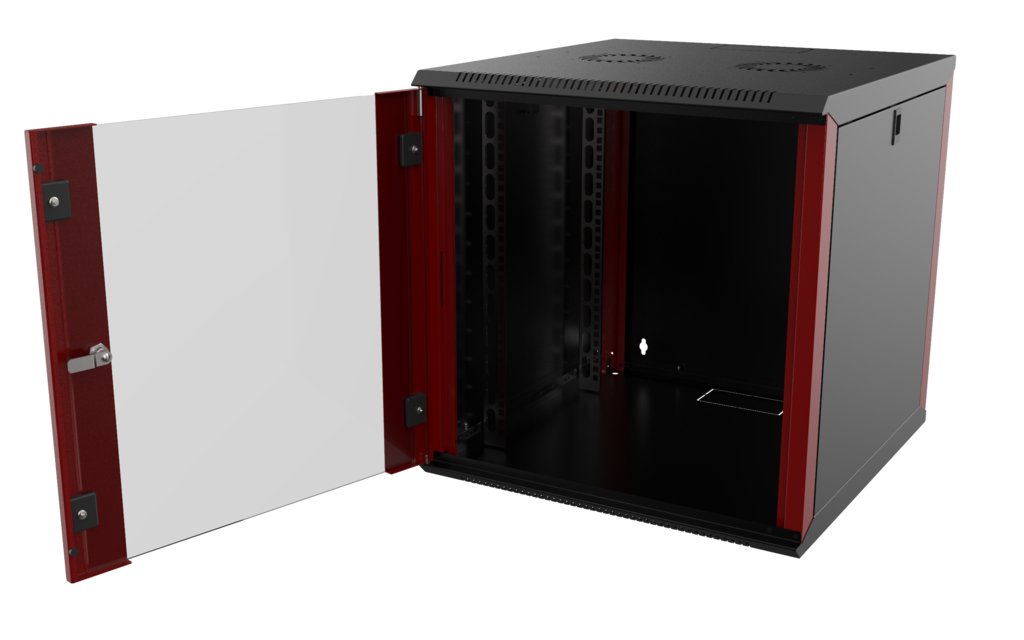 19" 12u Rack Wall Mount 565 X 600 X 576mm Com-Box - Black -