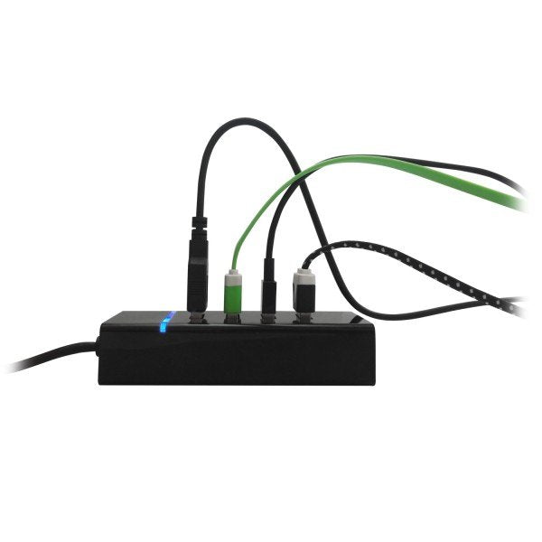 EAN 8054392614620 - Ewent EW1137 hub de interfaz USB 3.2 Gen 1 (3.1 Gen 1) Type-C 5000 Mbit/s Negro imagen 3