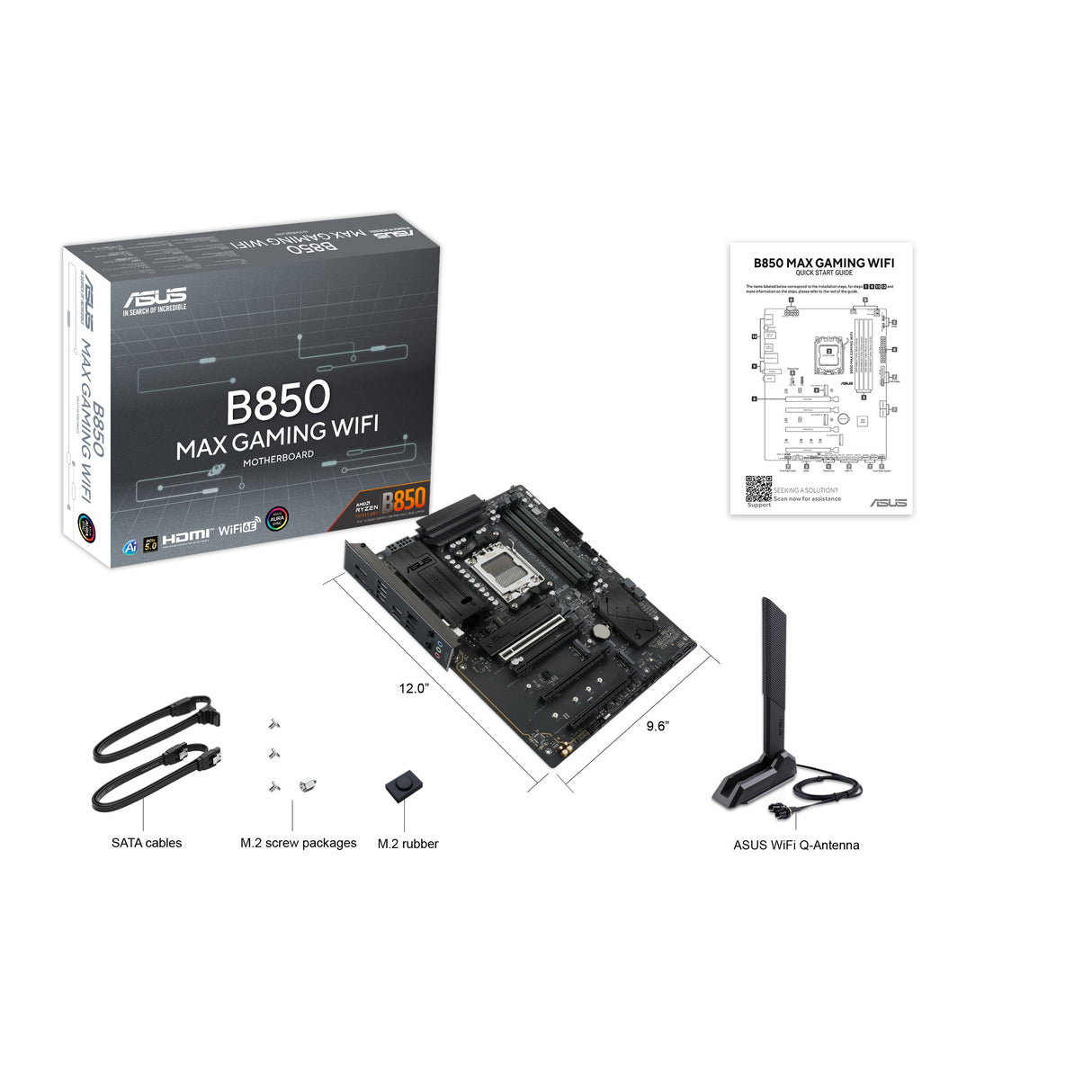 EAN 4711636465519 - ASUS B850 MAX GAMING WIFI AMD B850 Zócalo AM5 ATX imagen 6