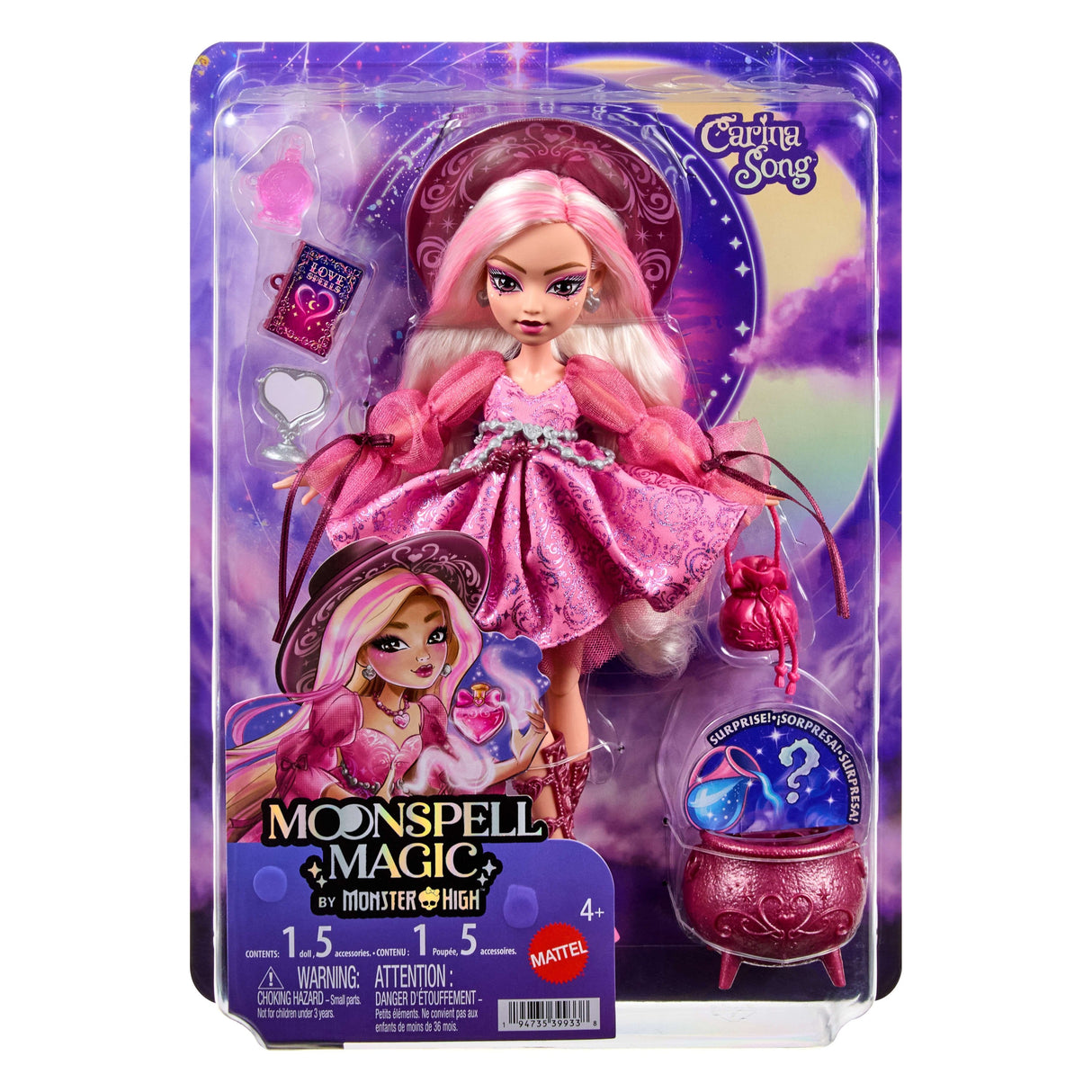 Muñeca Carina Love Moonspell Magic Monster High