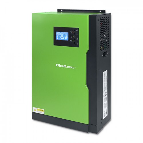 EAN 5901878538877 - Qoltec 53887 Inversor Solar 10 kVA Polímero de litio Negro imagen 1