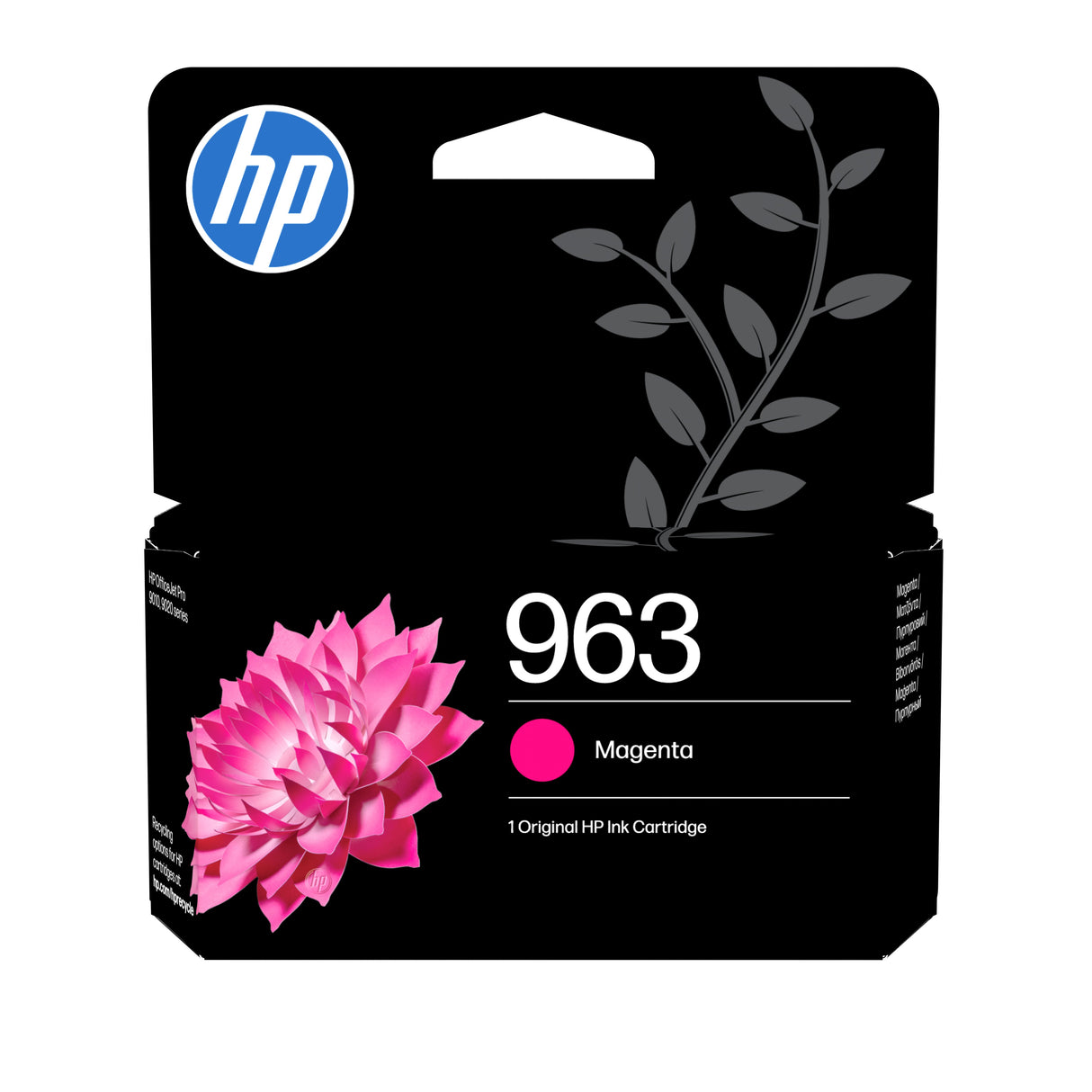 EAN 0199764686190 - HP 963 Magenta Original Ink Cartridge cartucho de tinta 1 pieza(s) Rendimiento estándar imagen 1