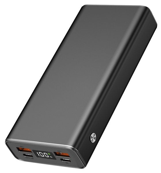 Acv 2go Powerbank Alu20 20.000mah, Pd 20 Watt Gris, 2x Usb-A Fastcharge, 1x Usb-C Pd 797518