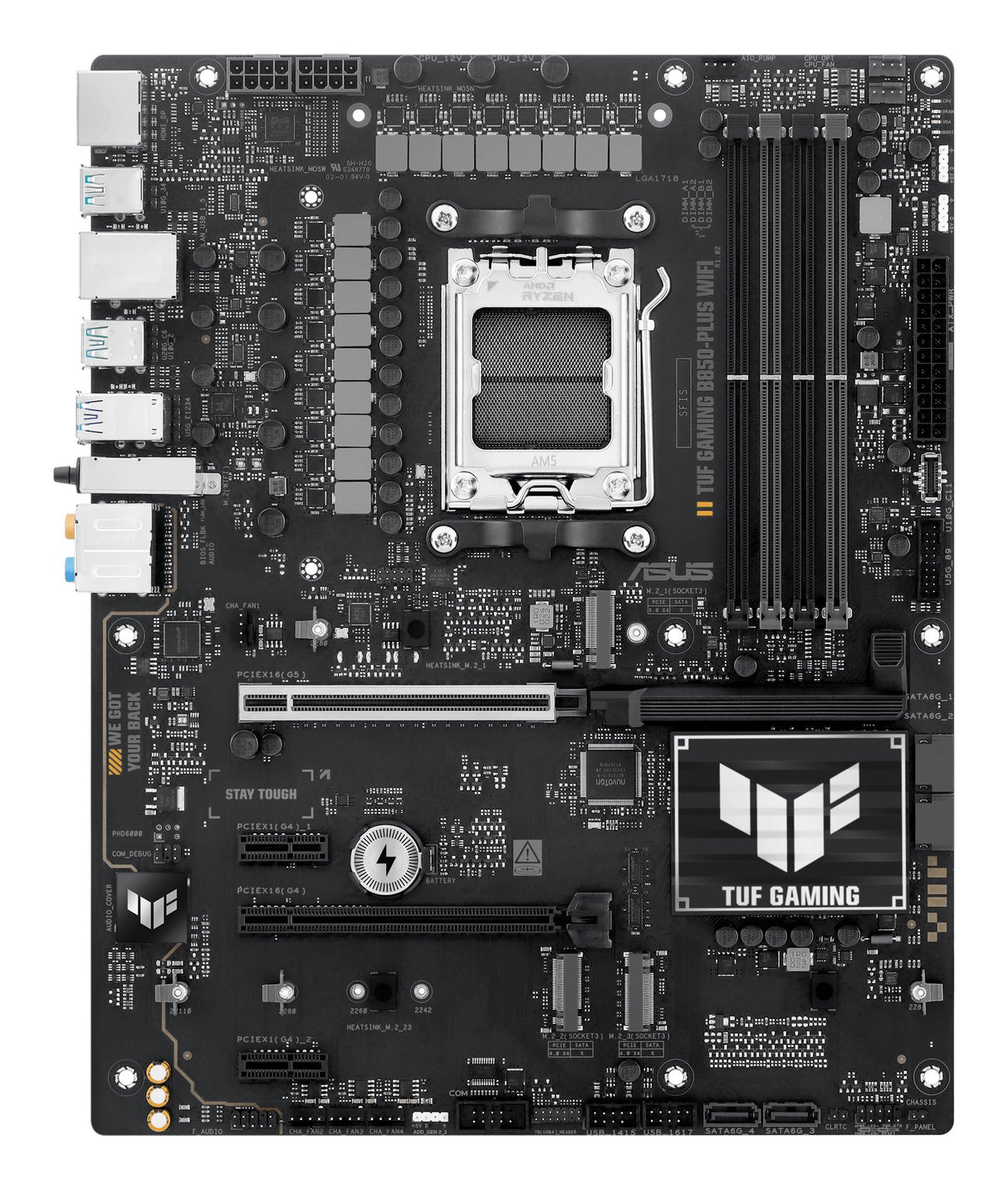 EAN 4711387781609 - ASUS TUF GAMING B850-PLUS WIFI AMD B850 Zócalo AM5 ATX imagen 3