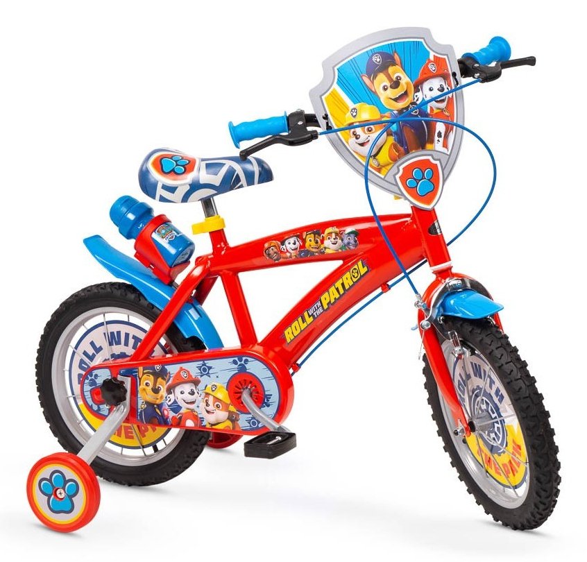 Bicicleta Niño 14" Paw Patrol Rojo 1478 Niño Nuevo Toimsa