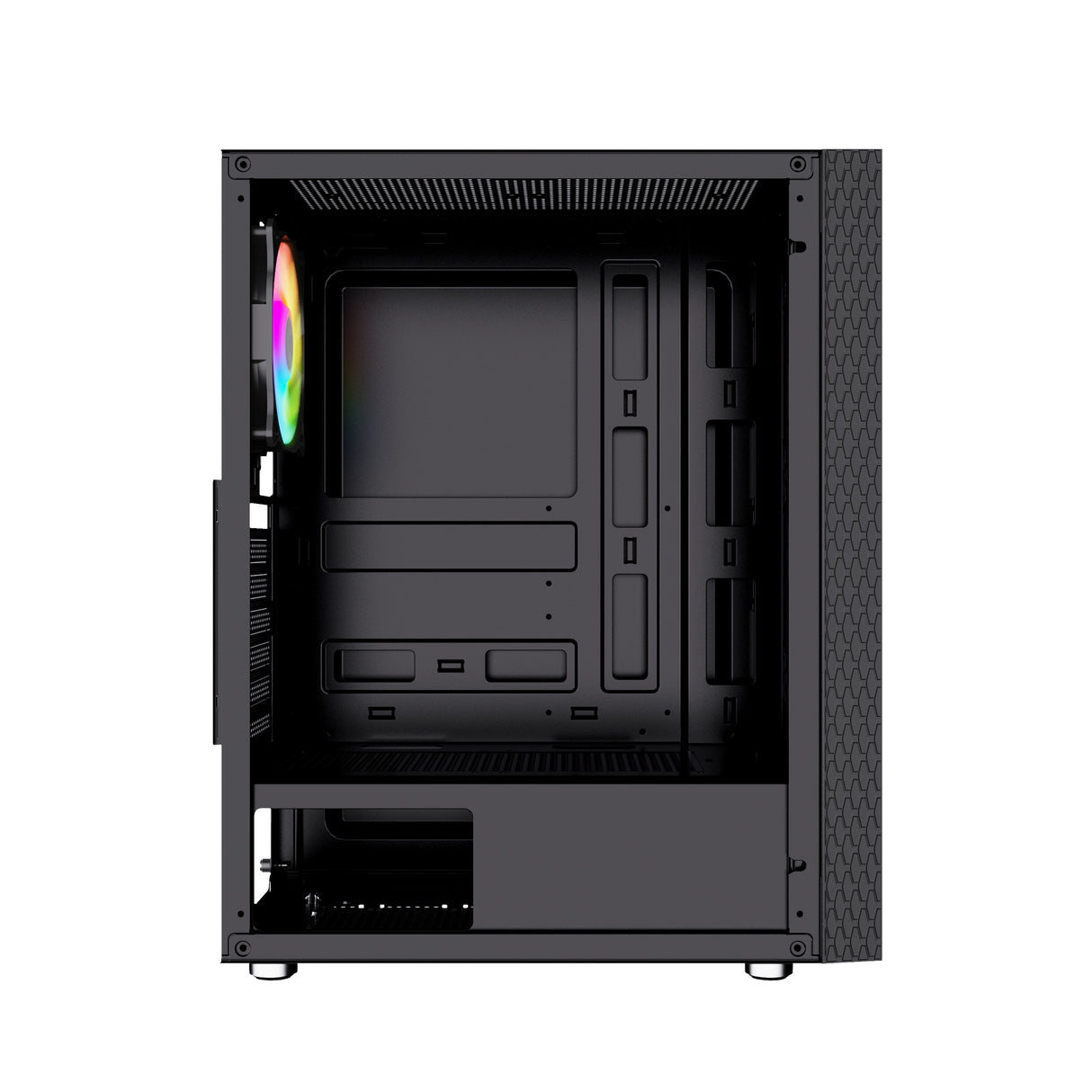 Caja Pc Gembird Fornax 2500 Atx - Argb Backlight Black