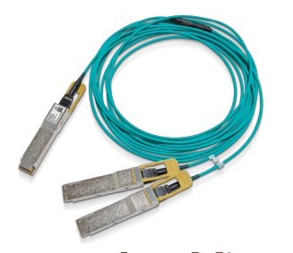 Nvidia Mfs1s50-H005v Cable De Fibra Optica 5 M Qsfp56 2x Qsfp56 Azul