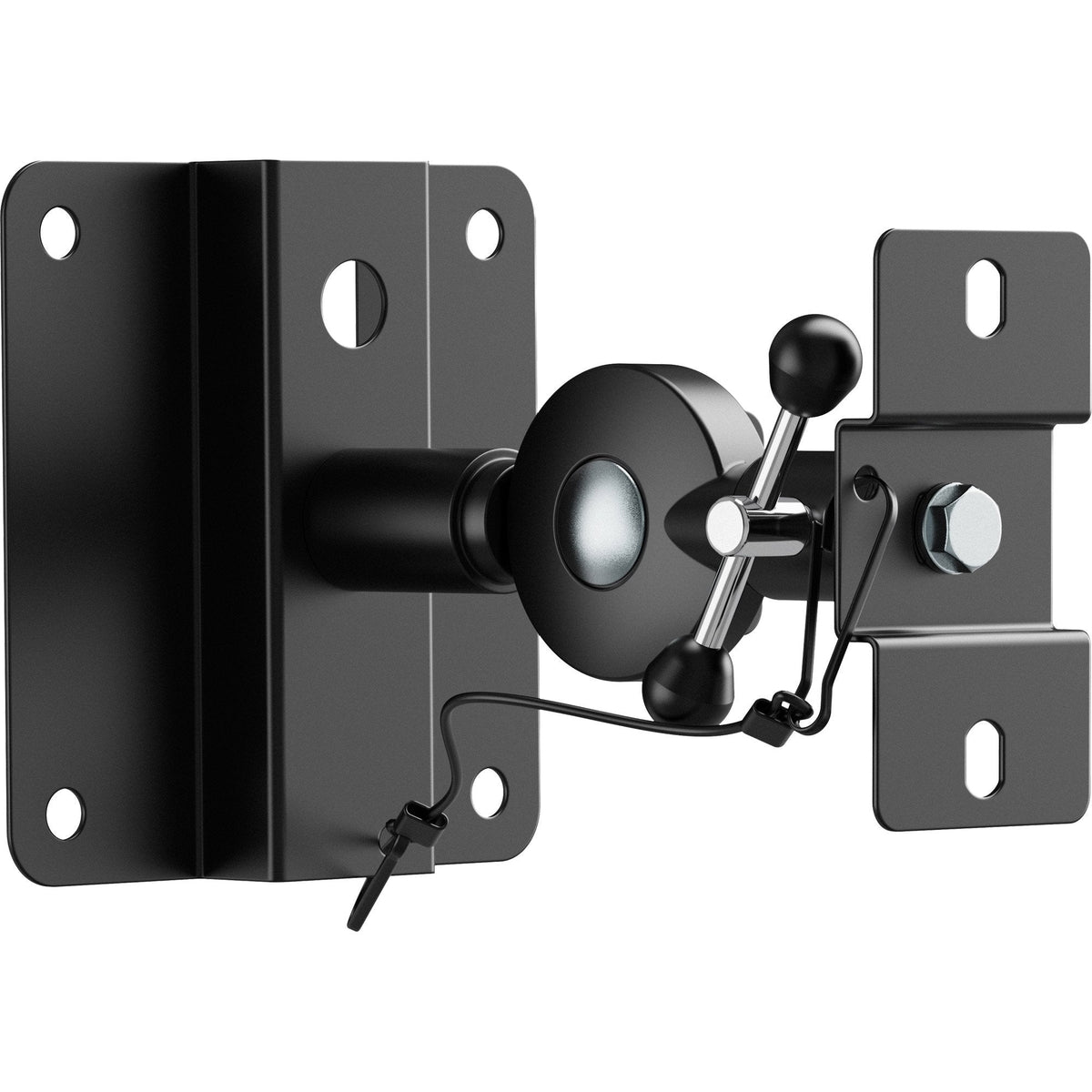 Juego De 2 Soportes De Pared Para Altavoces Inline, Negro