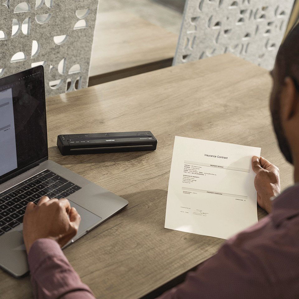 Brother Pj822 Impresora De Recibos 203 X 200 Dpi Alámbrico Térmica Directa Impresora Portátil