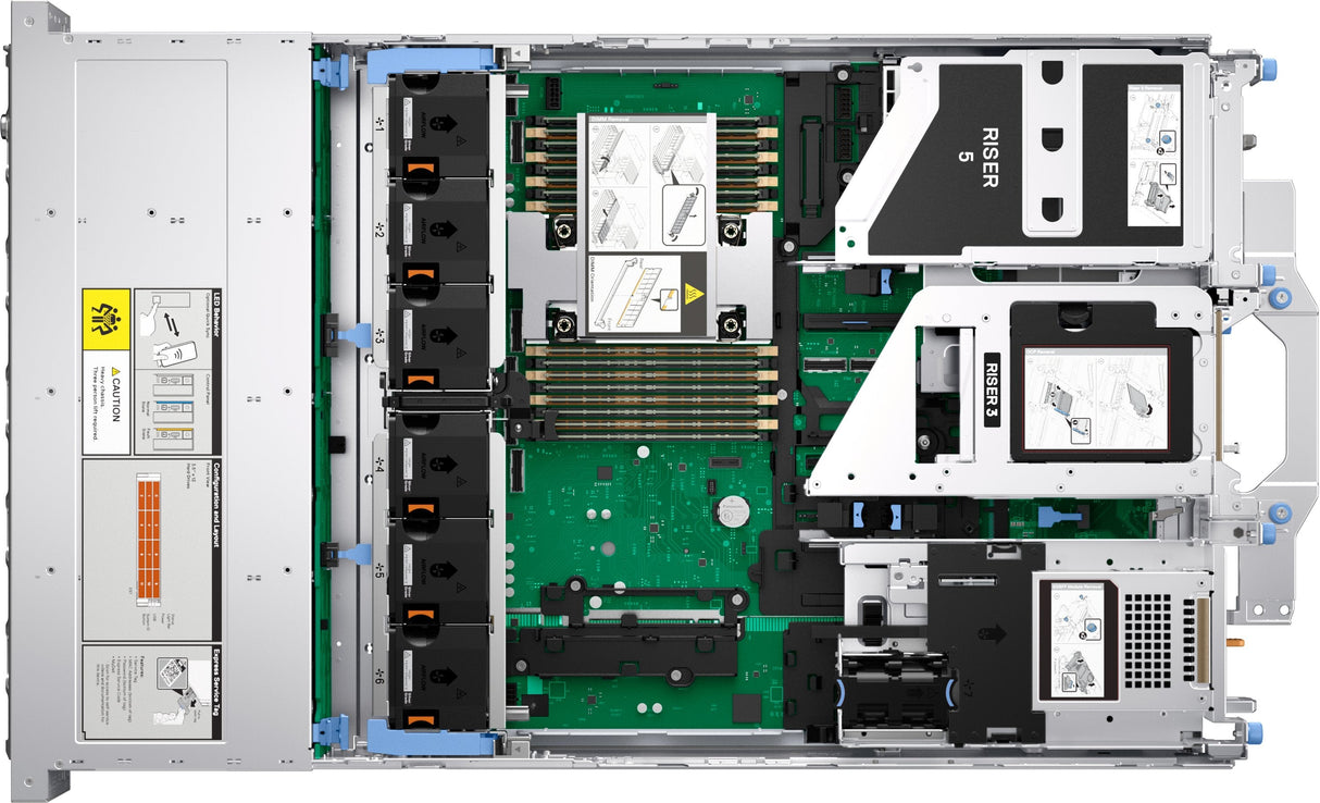 Dell Poweredge R570 Smart Selection Intel Xeon 6517p 32gb 2x960gb Ssd Sata 2x1100w H965i 3y Basic Nbd