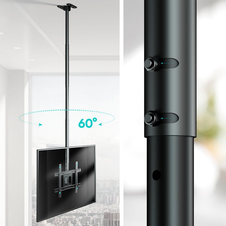 EAN 4603728440439 - ONKRON N2L-B soporte para TV 2,03 m (80") Negro imagen 7