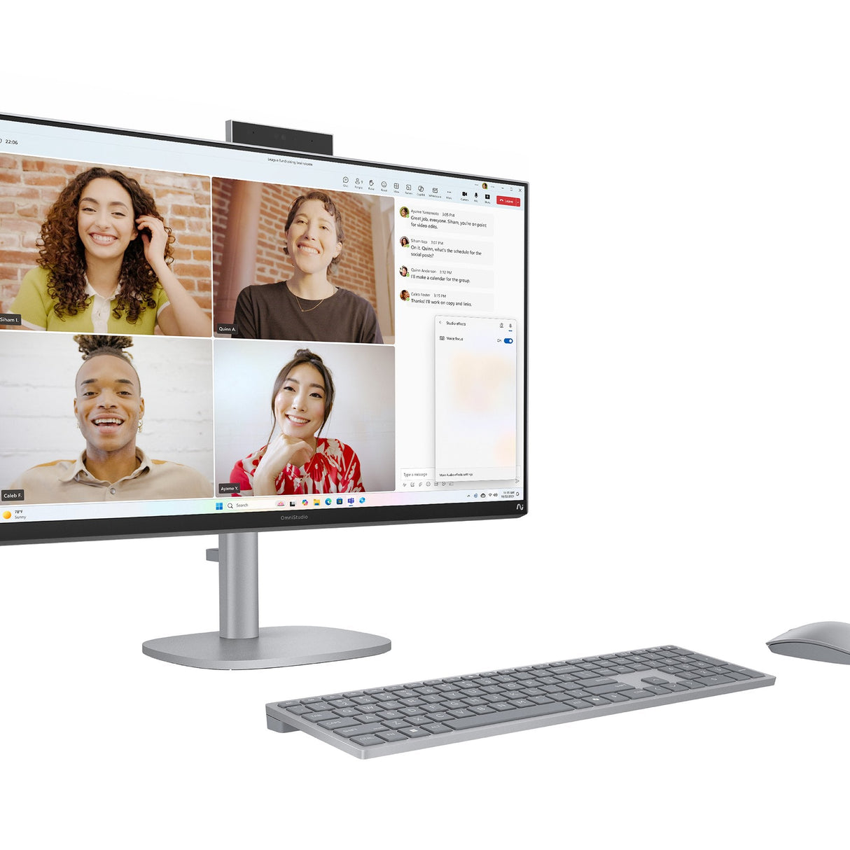 Pc All In One Hp Omnistudio X 27-Cs1006ns Intel Core Ultra 5-226v 16gb 1tb Ssd 27' Win11