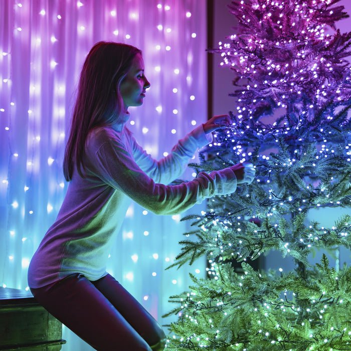 Luces Árbol De Navidad Inteligente Strings 400 Led 32m