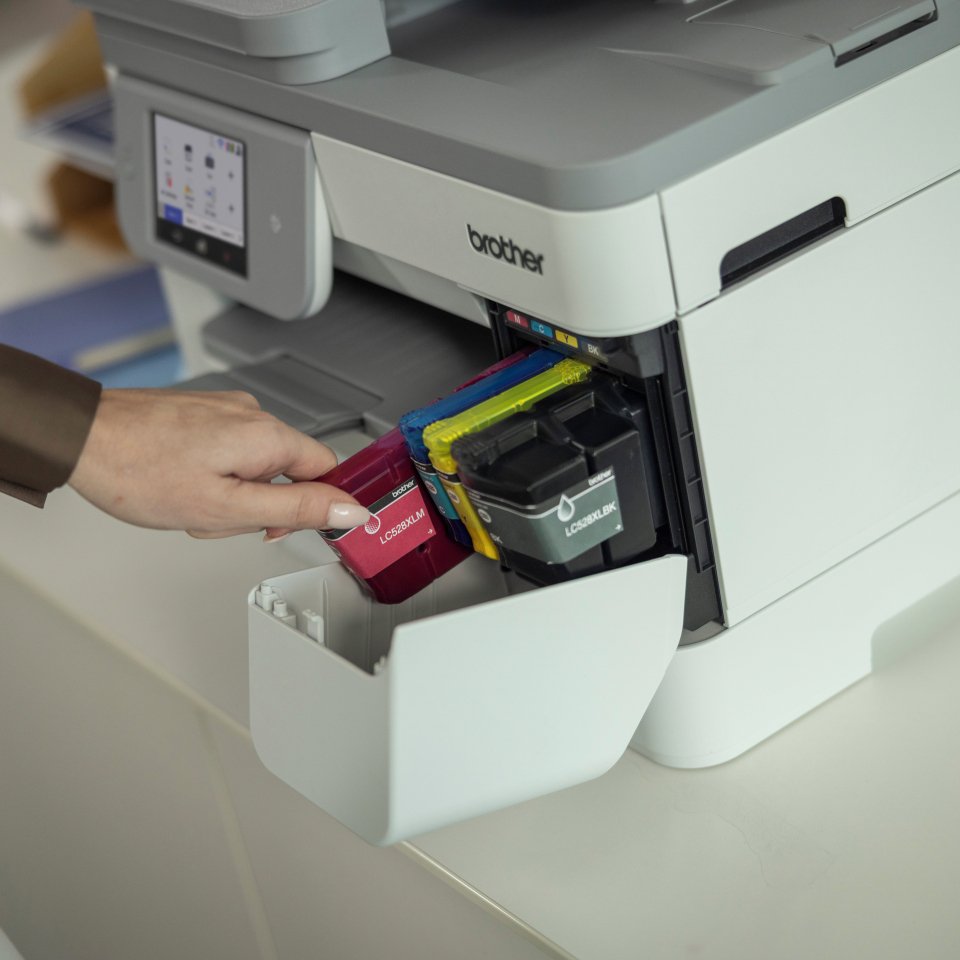 Brother Mfcj5115dw Mfp Jet D Tinta Color A4 28ppm, R-V Integral, Cargador 50p, Ethernet, Wifi,Usb, Lcd 10,9cm, 2bac X 250f